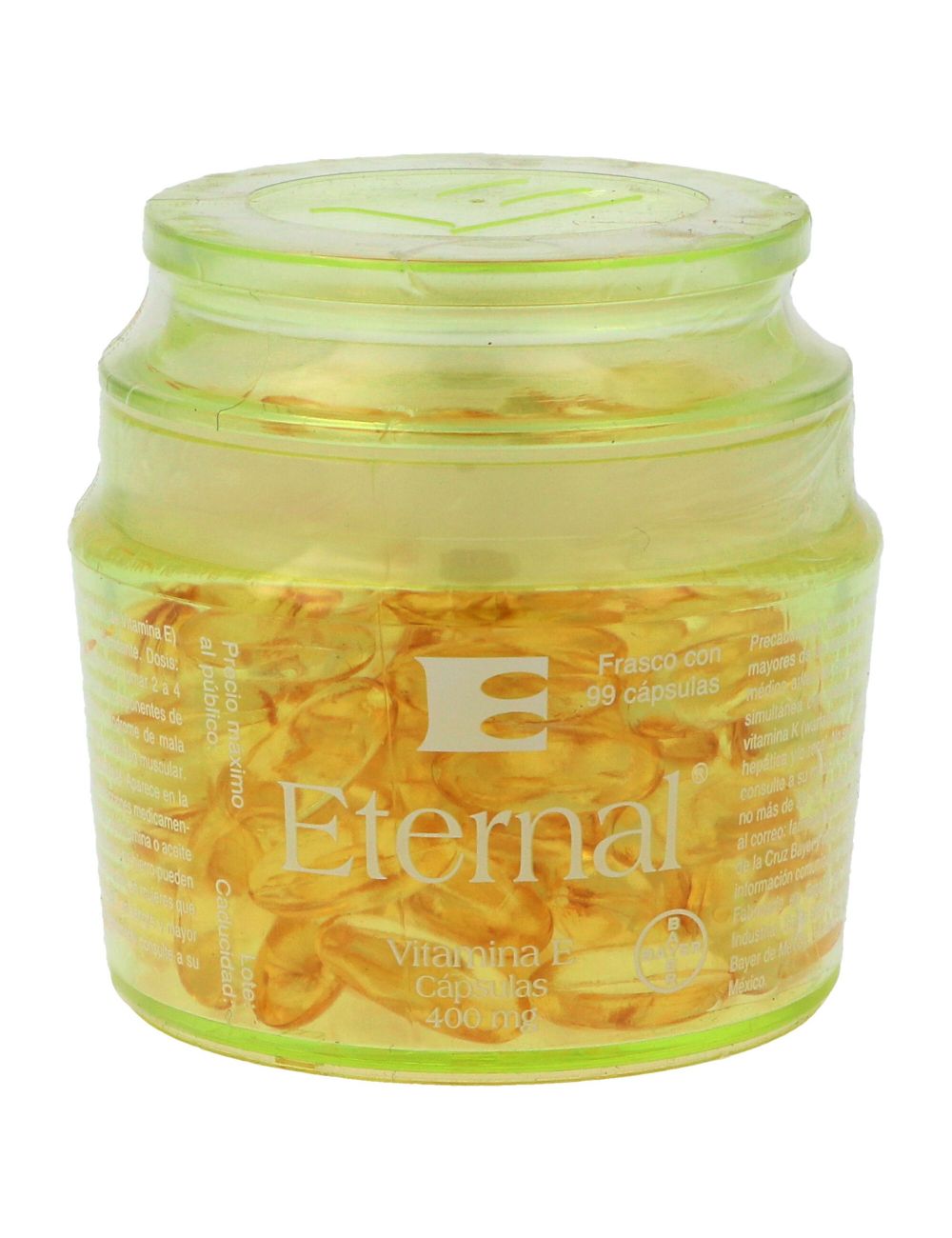Eternal Vitamina E 400 UI Envase Con 99 Cápsulas Eternal Vitamina E 400 UI Envase Con 99 Cápsulas