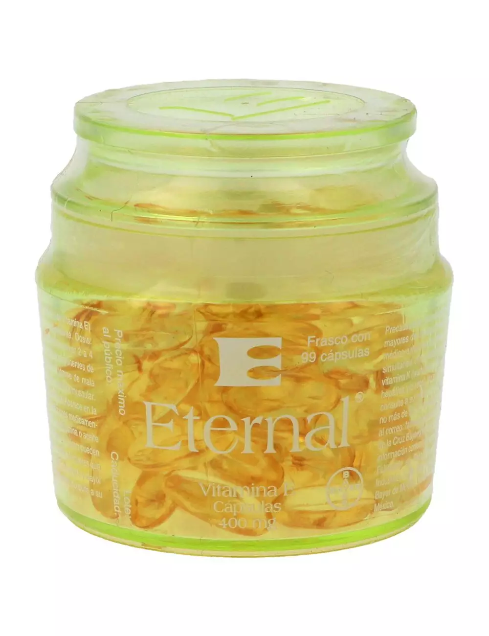 Eternal Vitamina E 400 UI Envase Con 99 Cápsulas