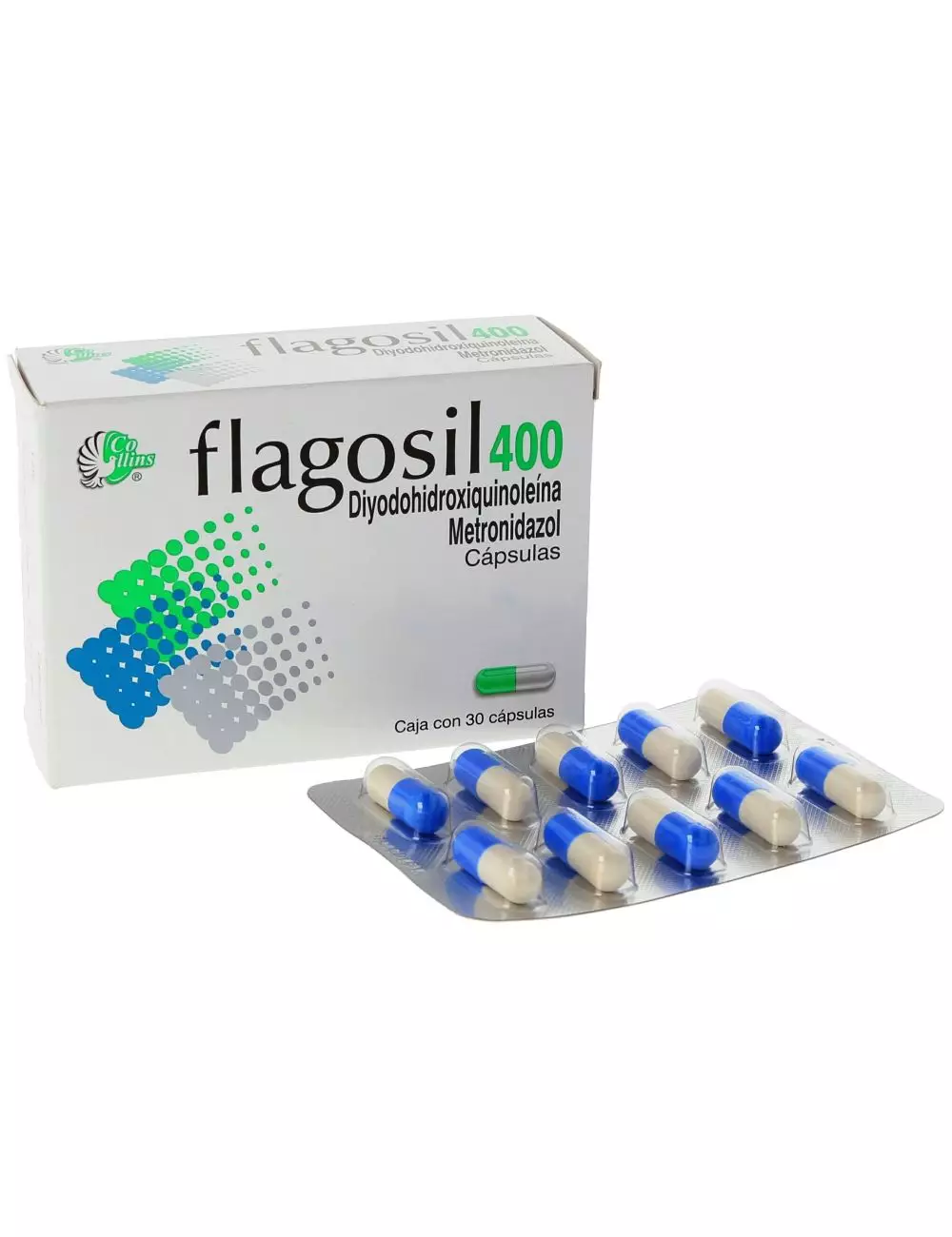 Flagosil 400 Caja Con 30 Cápsulas