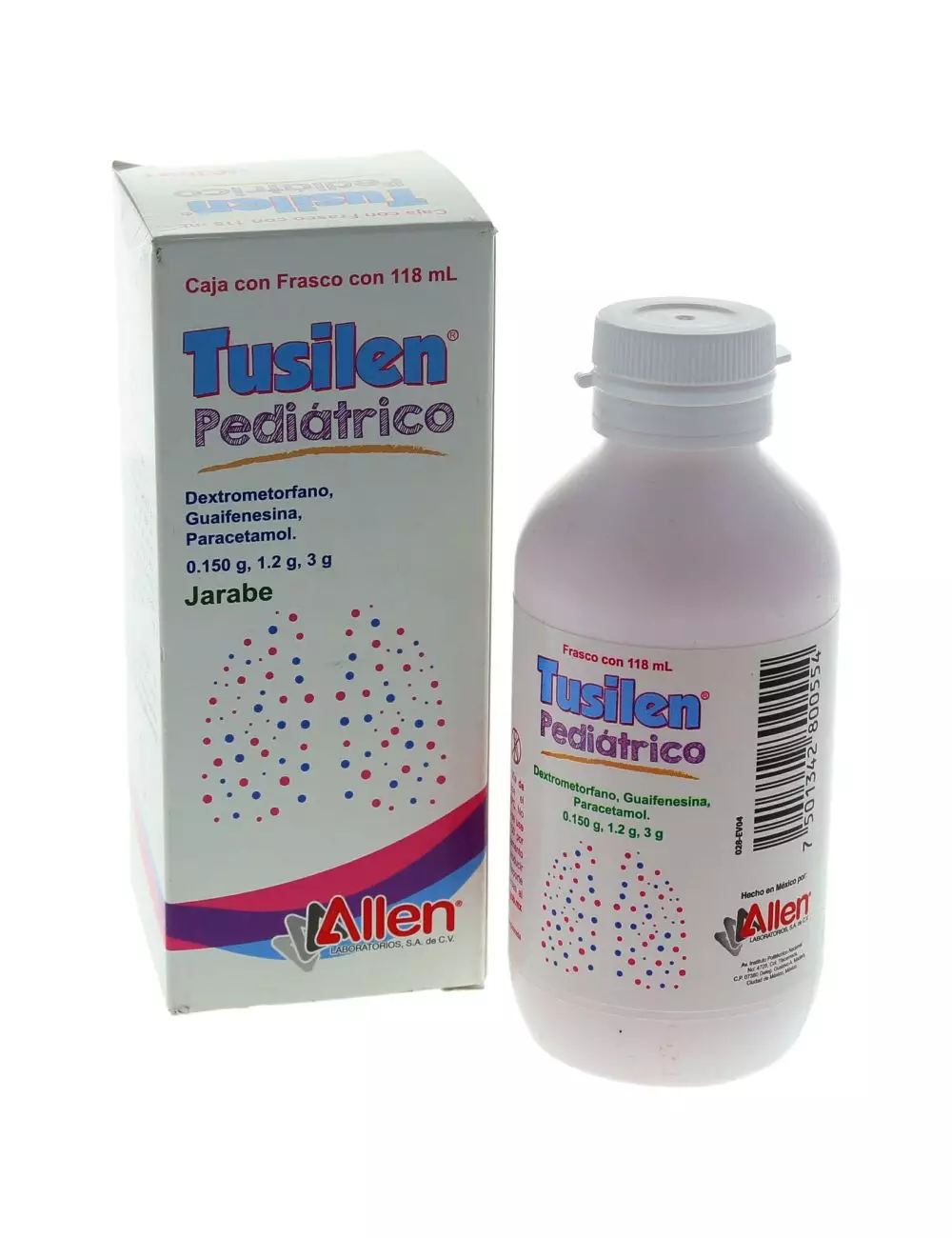 Tusilen Jarabe Pediatrico Caja Con Frasco Con 118 mL