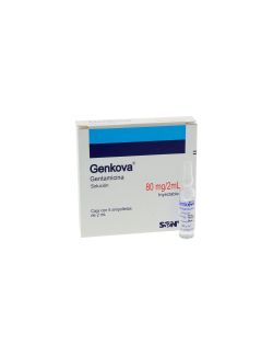 Genkova 80 mg  Solución Inyectable Adulto Caja Con 5 Ampolletas Con 2 mL