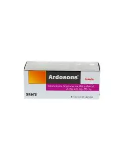 Ardosons  25 mg/ 0.75 mg/ 215 mg Caja Con 20 Cápsulas