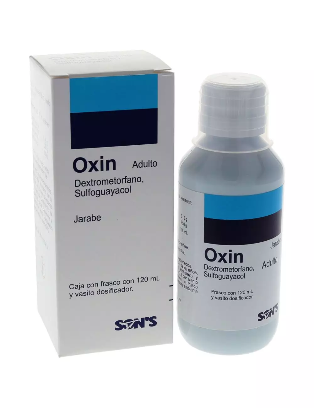 Oxin Jarabe Adulto Caja Con Frasco Con 120 mL