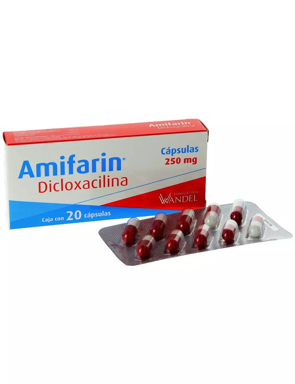 Amifarin 250 Caja Con 20 Cápsulas - RX2