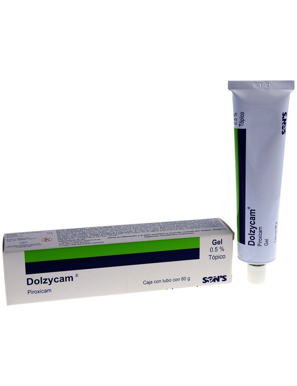 Dolzycam Gel 0.5% Caja Con Tubo Con 60 g