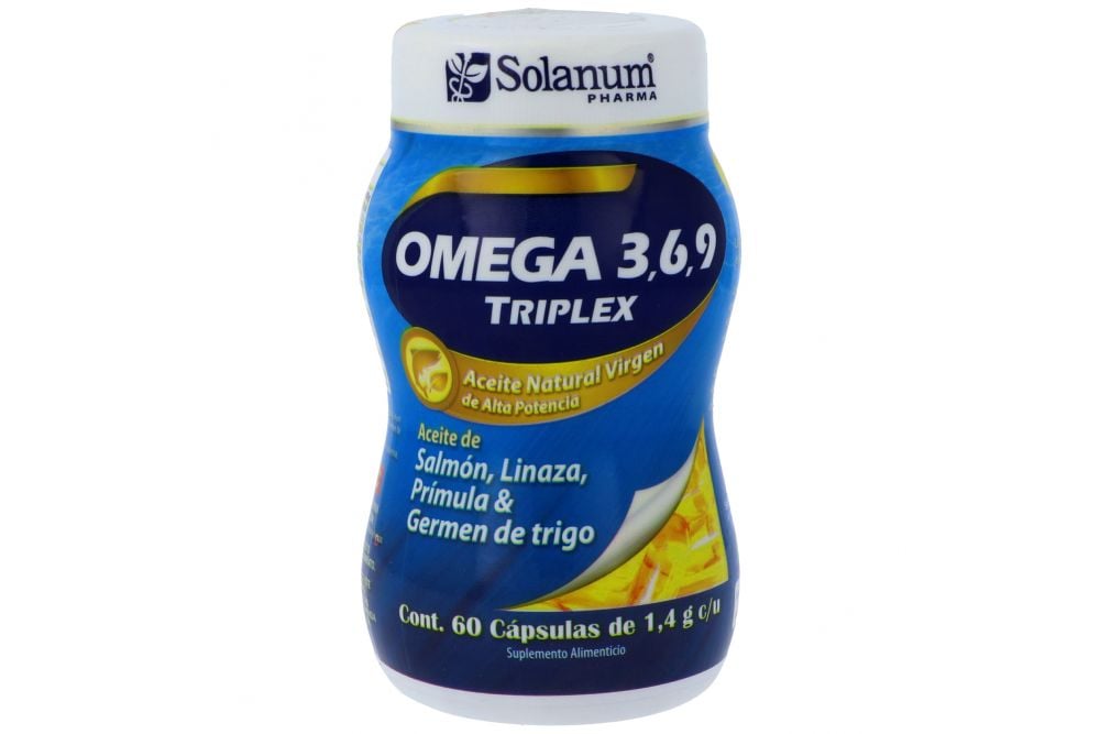 Triplex Omega 3,6,9 Frasco Con 60 Cápsulas