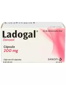 Ladogal® 200 mg (Danazol) - Caja con 60 Cápsulas - Sanofi