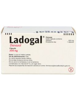 Ladogal® 200 mg (Danazol) - Caja con 60 Cápsulas - Sanofi