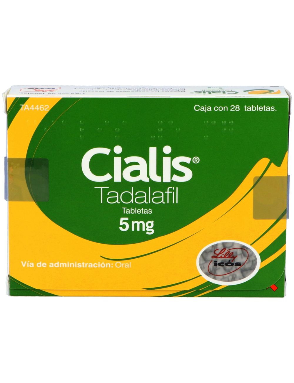 Cialis 5 mg Caja con 28 Tabletas