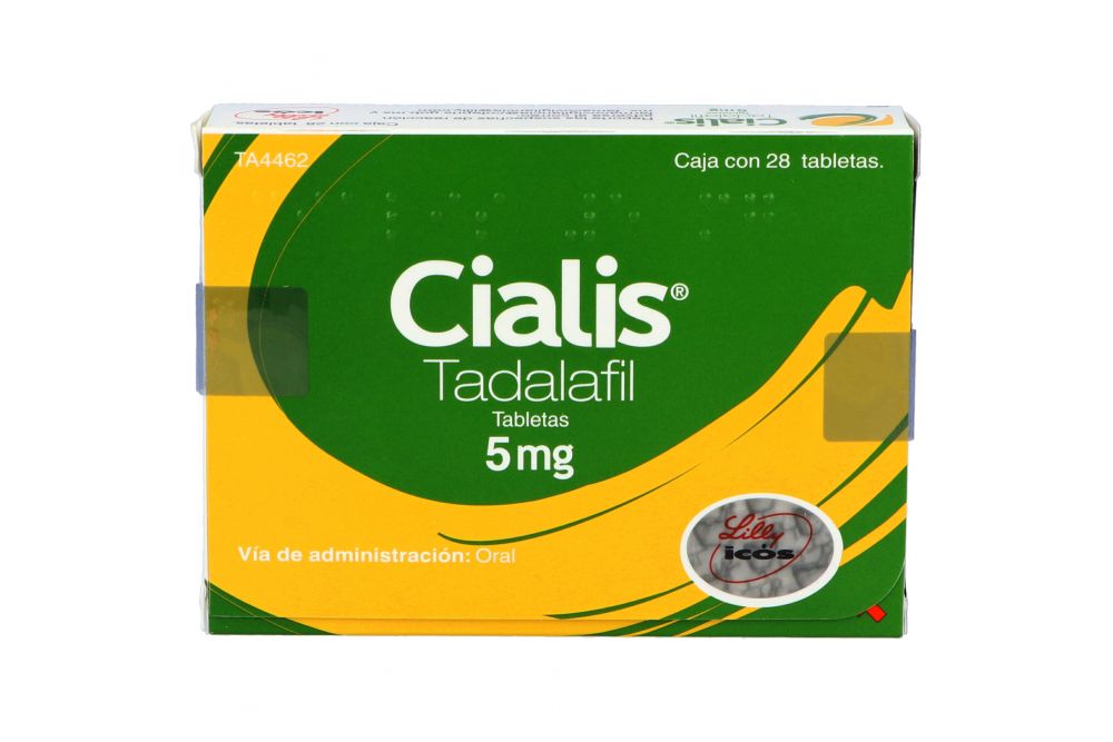 Cialis 5 mg Caja con 28 Tabletas