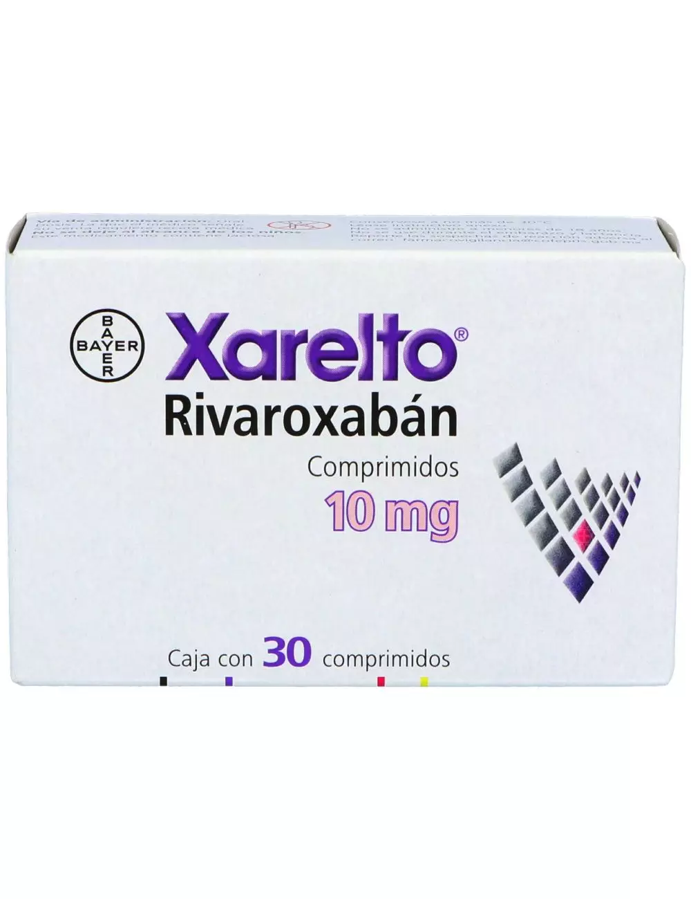 Xarelto® 10 mg (Rivaroxabán) - 30 Comprimidos - Bayer - RX