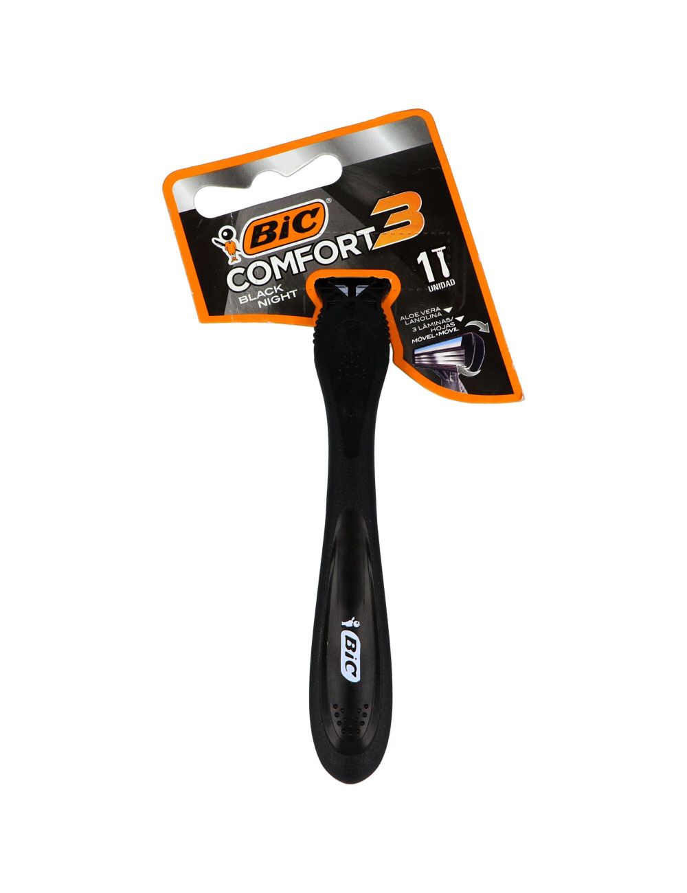 Rastrillo Desechable Bic Comfort 3 Black Night Con 1 Pieza Rastrillo Desechable Bic Comfort 3 Black Night Con 1 Pieza
