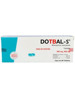 Dotbal-S® (Rifampicina/Isoniazida) 300 mg/400 mg - 90 Tabletas - Silanes RX2