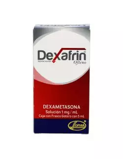 Dexafrin Ofteno Solución 1mg/mL Caja Con Frasco Gotero Con 5 mL - RX