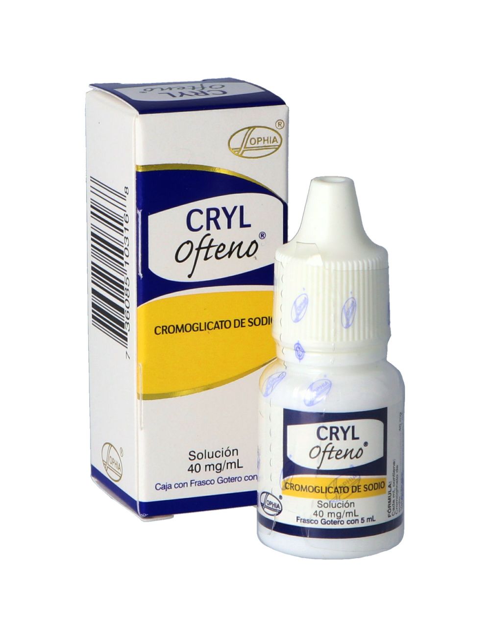 Cryl 4% Ofteno Caja Con Frasco Gotero Con 5 mL Cryl 4% Ofteno Caja Con Frasco Gotero Con 5 mL