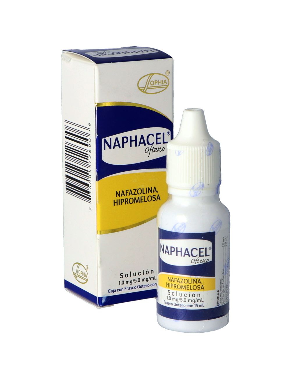 Naphacel Ofteno Caja Con Frasco Gotero Con 15 mL Naphacel Ofteno Caja Con Frasco Gotero Con 15 mL