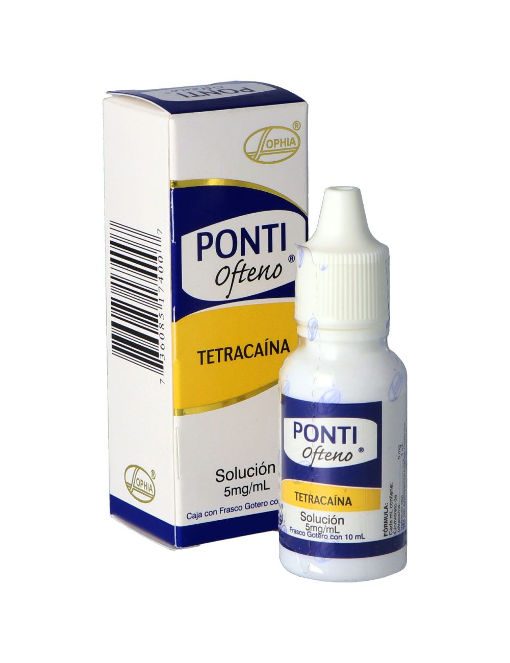 Ponti Ofteno Caja Con Frasco Gotero Con 10 mL Ponti Ofteno Caja Con Frasco Gotero Con 10 mL