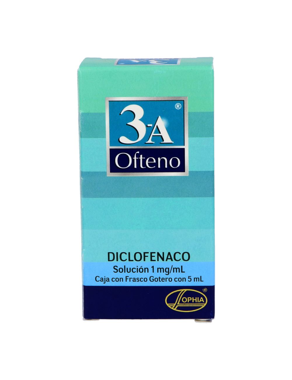 3-A Ofteno 1 mg / mL Caja Con Frasco Gotero Con 5 mL 3-A Ofteno 1 mg / mL Caja Con Frasco Gotero Con 5 mL