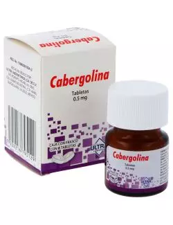 Cabergolina 0.5 mg Caja Con Frasco Con 8 Tabletas