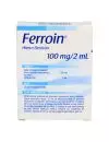 Ferroin Solución Inyectable 100 mg /2 mL Caja Con 3 Ampolletas