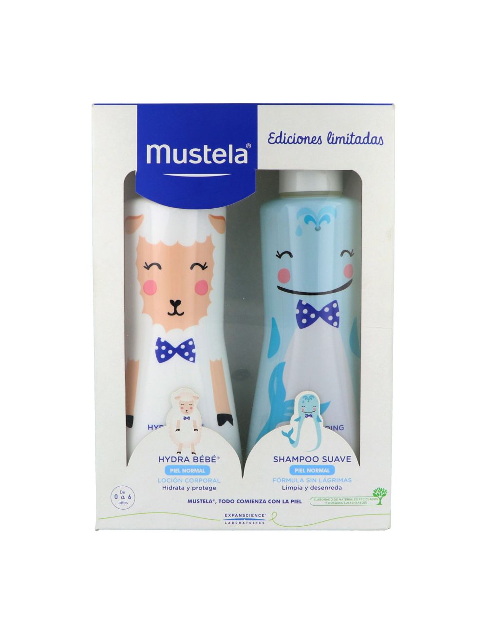 Mustela Pack Con Loción Corporal Hydra Bebé Y Shampoo Suave