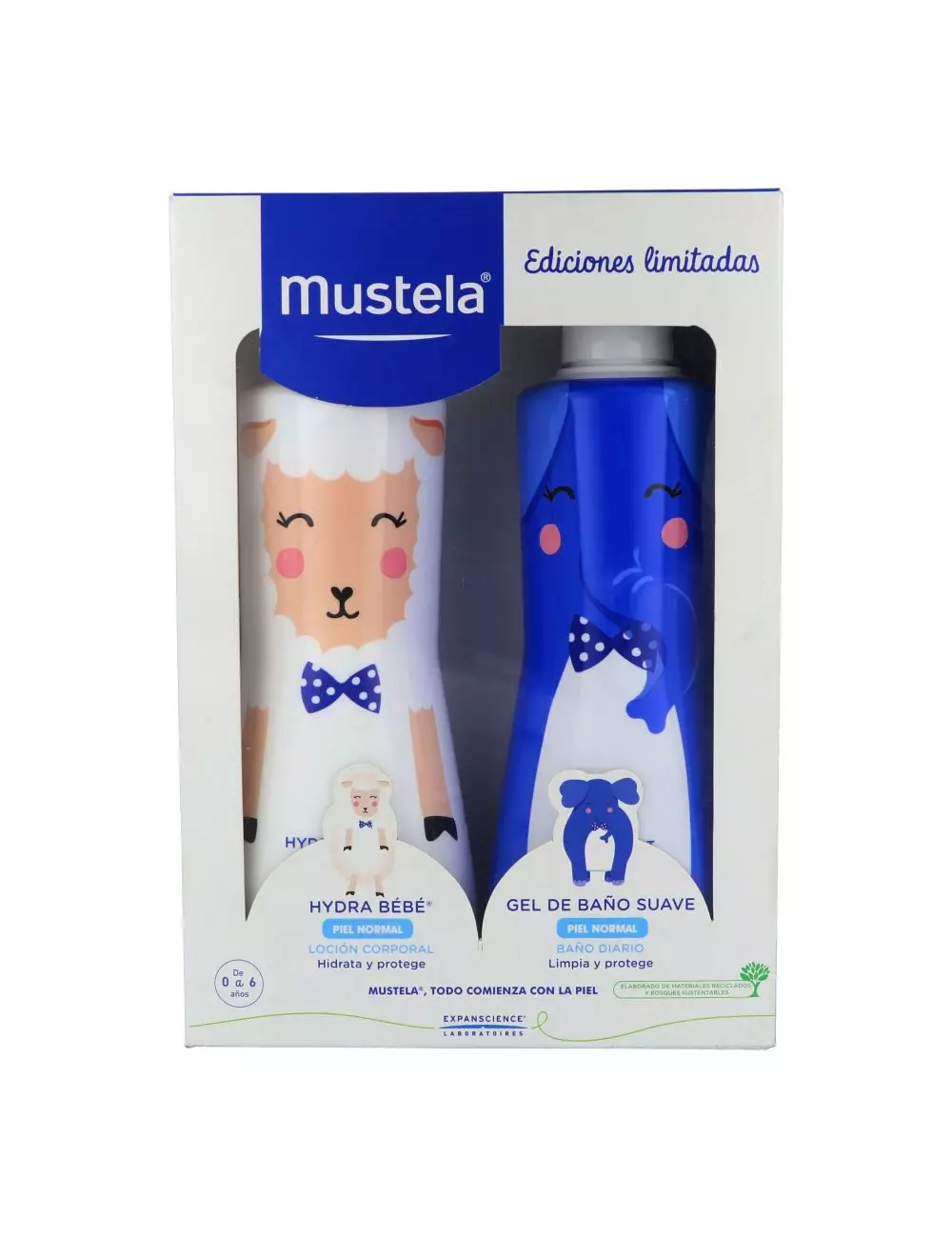 Mustela Pack Con Loción Corporal Hydra Bebé Y Gel De Baño Suave