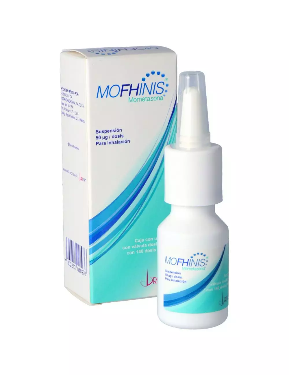Mofhinis 50 mg Caja Con Frasco Con Válvula Dosificadora Con 18 mL Mofhinis 50 mg Caja Con Frasco Con Válvula Dosificadora Con 18 mL