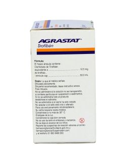 AGRASTAT® (Tirofibán) 12.5 mg/50 ml - 1 Frasco Ámpula - Aspen