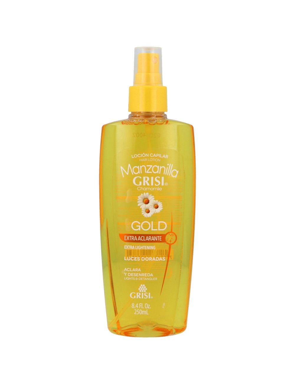 Loción Capilar Spray Manzanilla Grisi Gold Frasco Con 250 mL