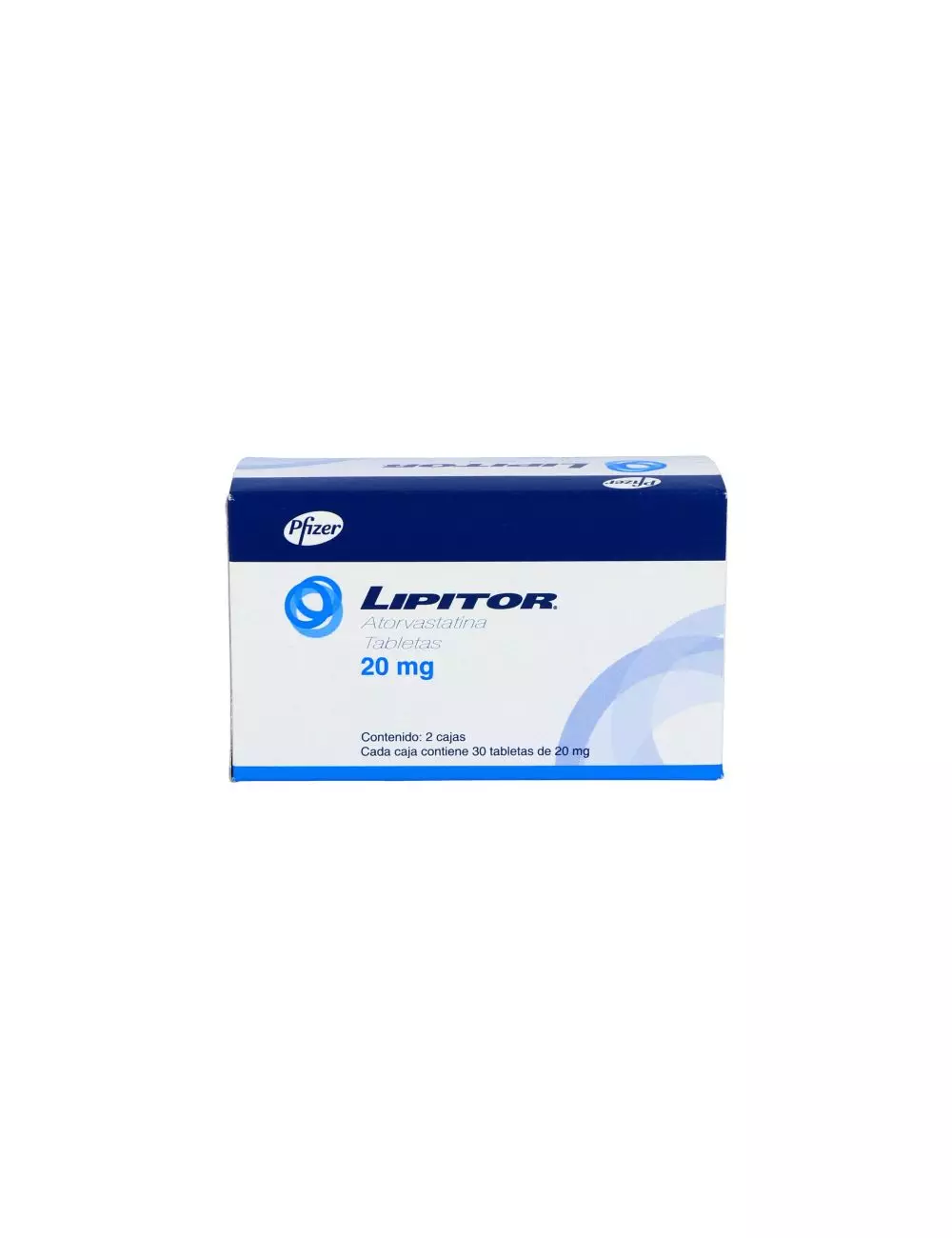 Lipitor 20 mg 2 Cajas Con 30 Tabletas