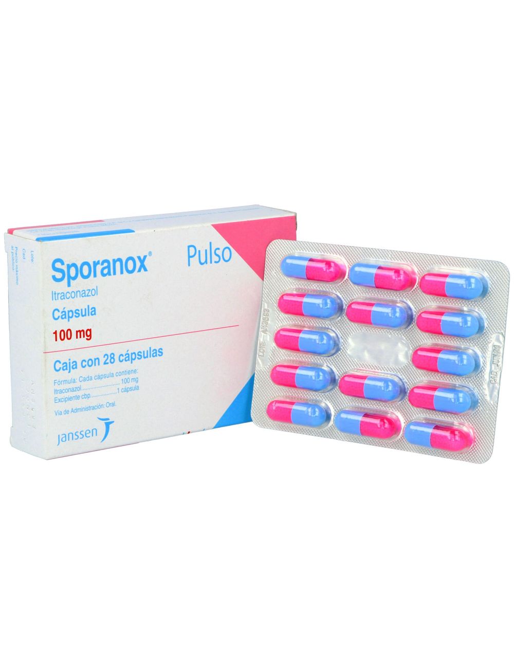 Sporanox® Pulso 100 mg (Itraconazol) - 28 Cápsulas - Janssen