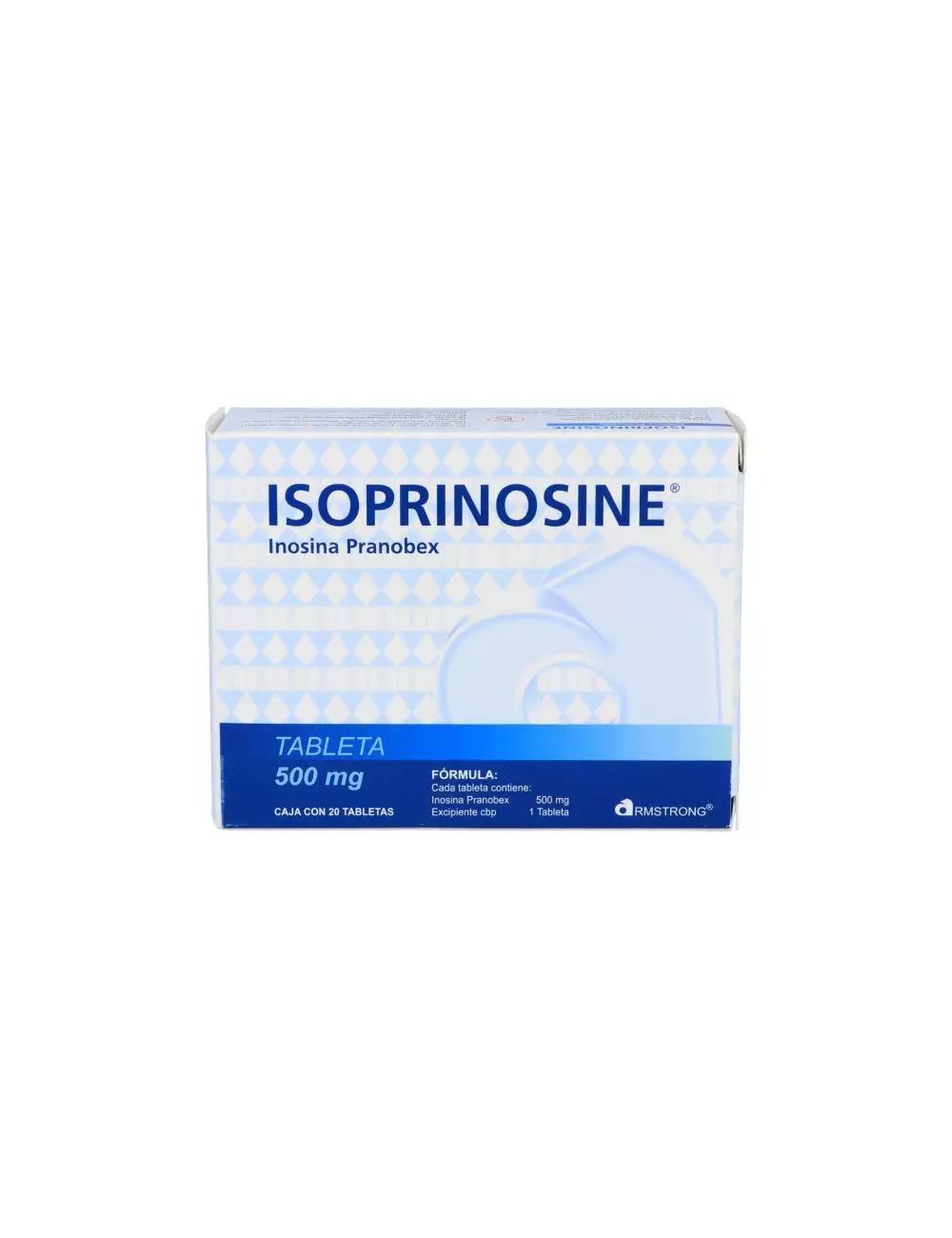 Isoprinosine 500 mg Caja Con 20 Tabletas