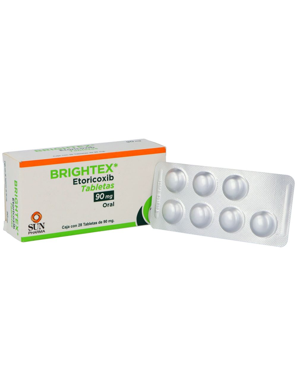 Brightex 90 mg Caja Con 28 Tabletas Brightex 90 mg Caja Con 28 Tabletas