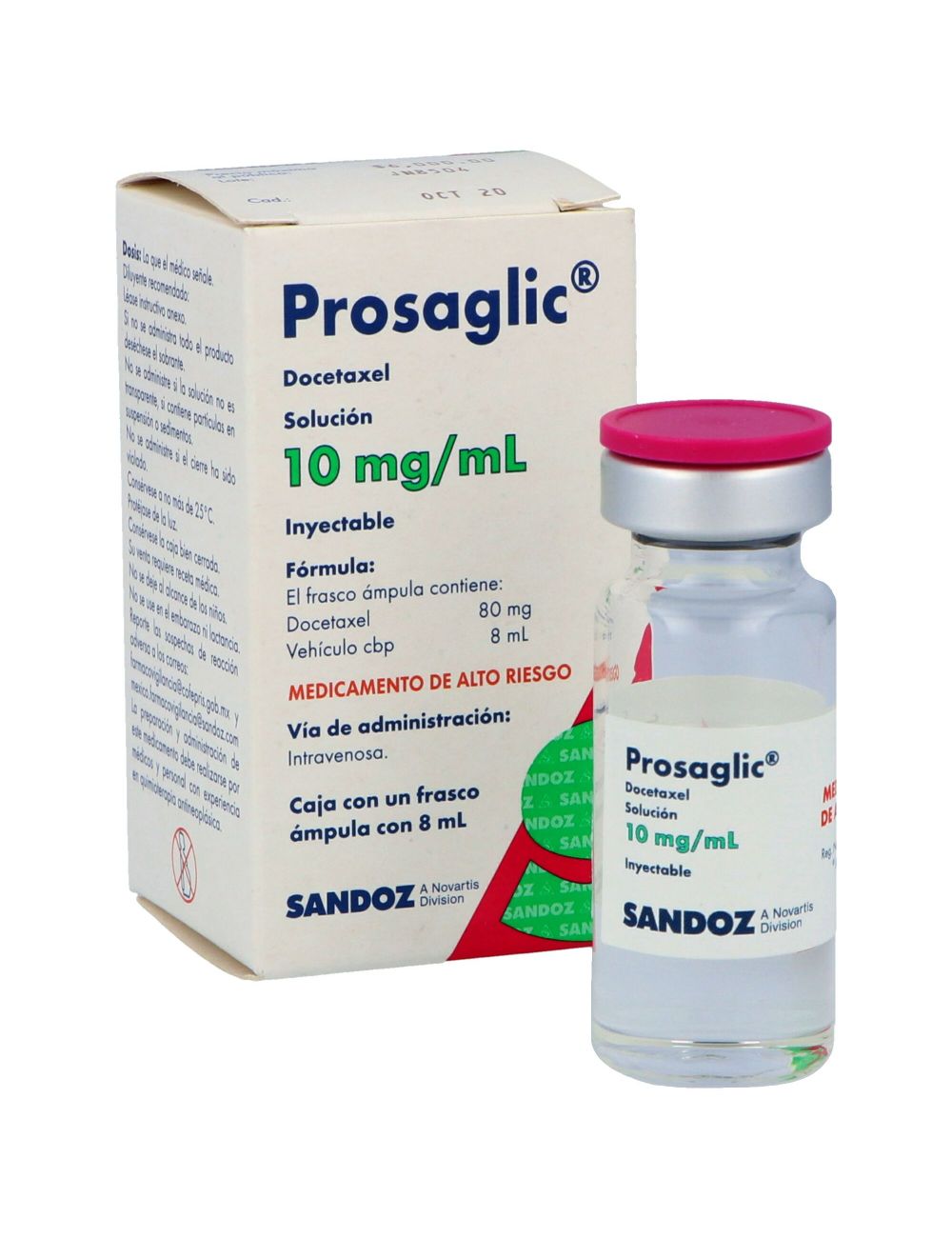 Prosaglic 80 mg Caja Con 1 Frasco Ámpula Con 8 mL Prosaglic 80 mg Caja Con 1 Frasco Ámpula Con 8 mL