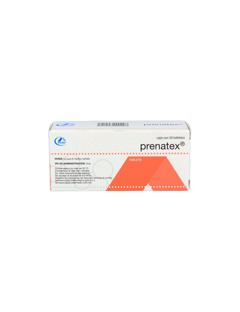 Prenatex Caja Con 50 Tabletas Prenatex Caja Con 50 Tabletas