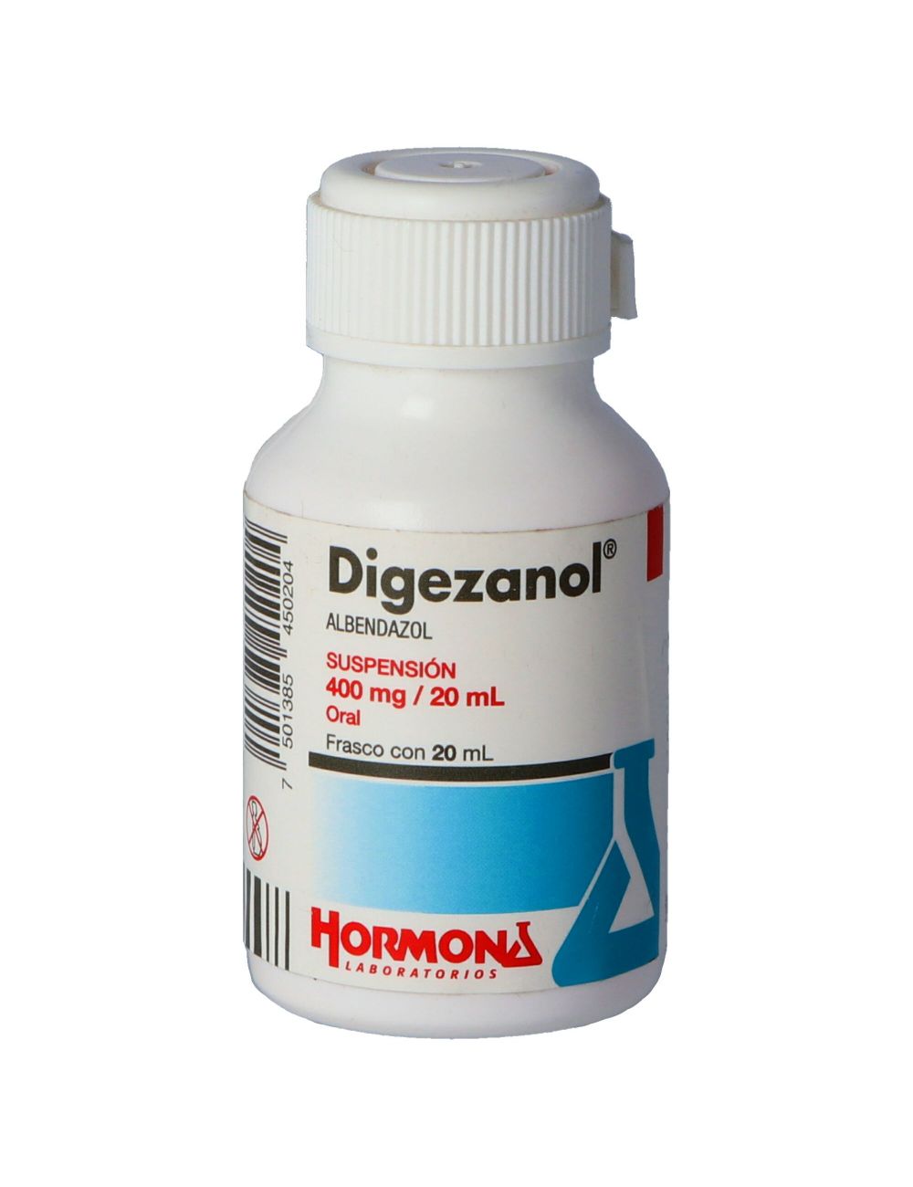 Digenazol Suspensión 400 mg Frasco Con 20 mL