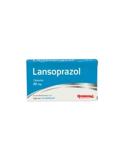 Lansoprazol 30 mg caja con 14 cápsulas