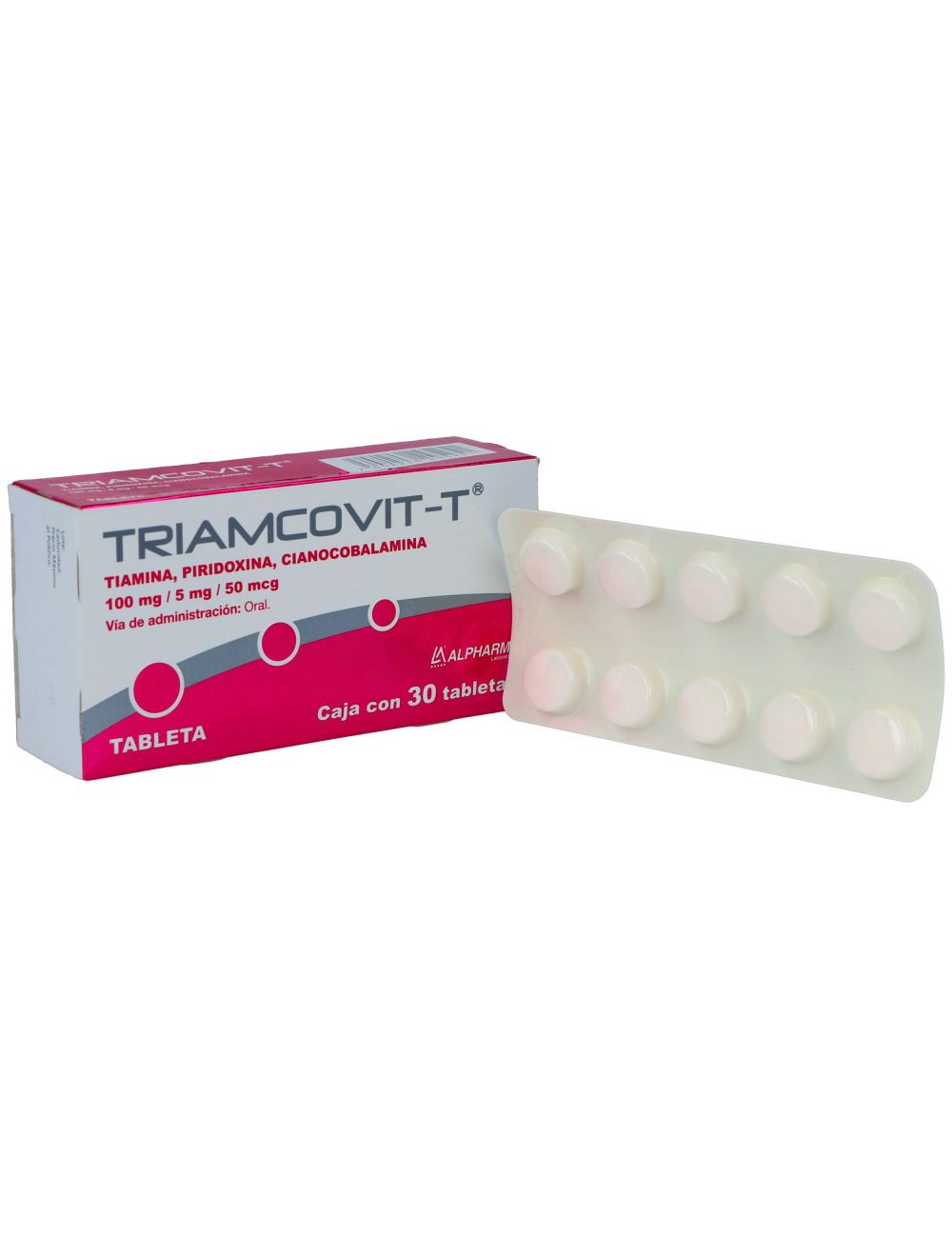 Triamcovit 100 mg /5 mg /0.5 mg Caja Con 30 Tabletas Triamcovit 100 mg /5 mg /0.5 mg Caja Con 30 Tabletas