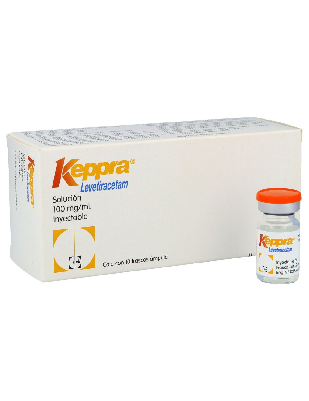Keppra 100 mg /mL Caja Con 10 Frascos Ámpula Keppra 100 mg /mL Caja Con 10 Frascos Ámpula