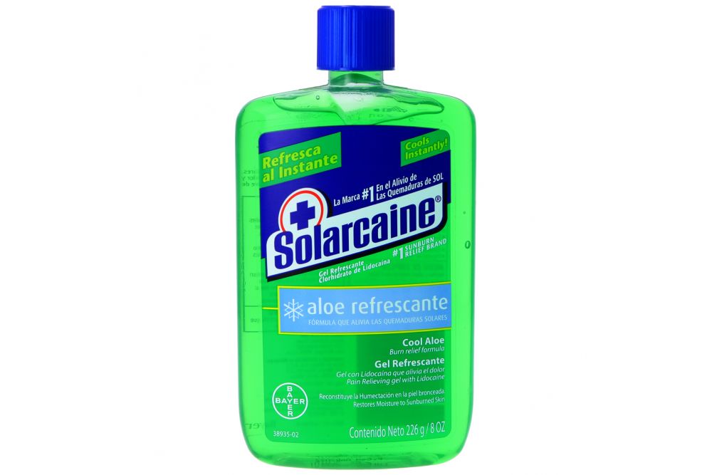 Solarcaine Gel Refrescante Con Lidocaína Botella Con 226 g