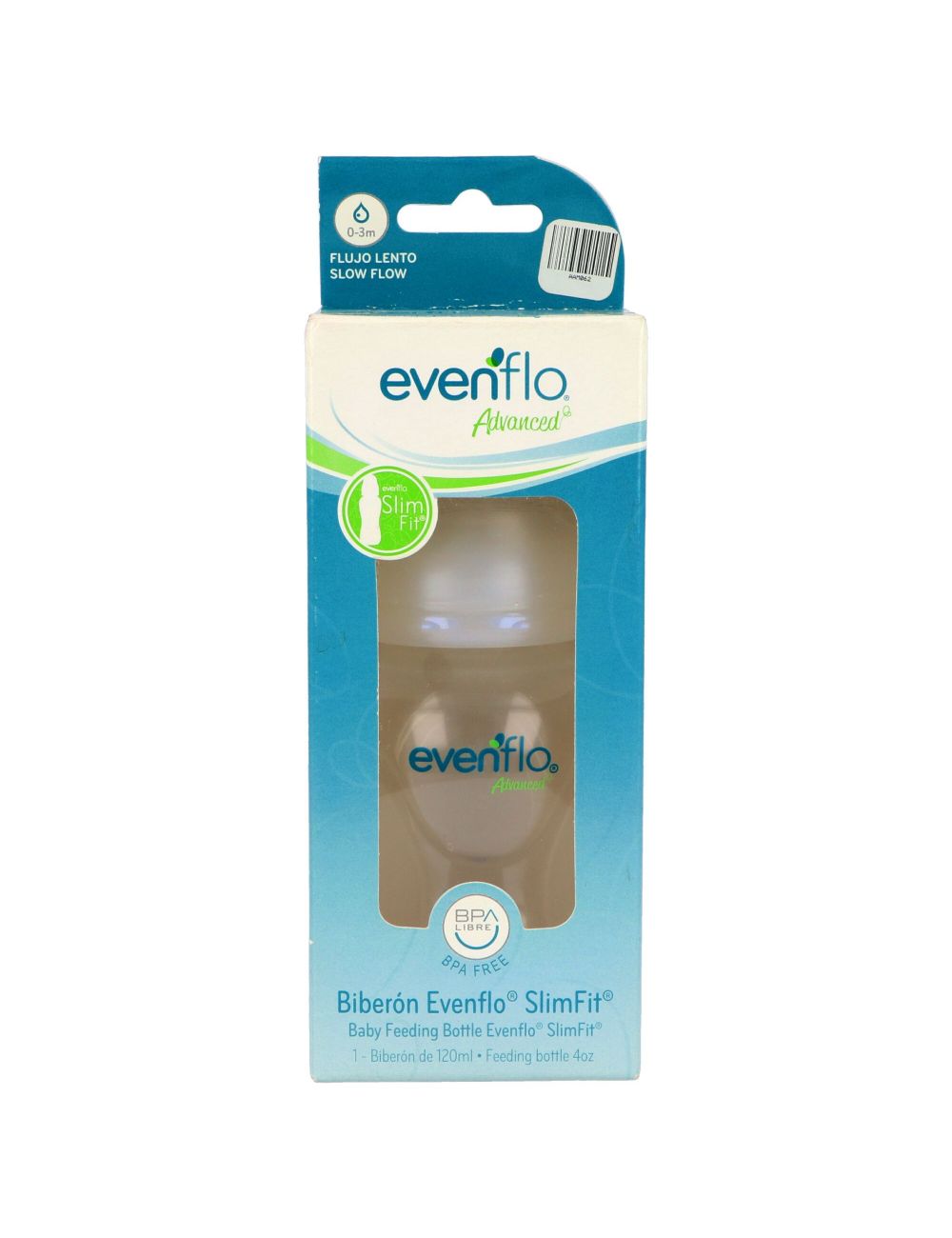 Evenflo Advance Biberón Slimfit De 120mL Caja Con 1 Botella