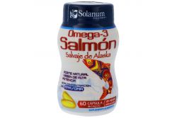 Omega 3 Salmon Salvaje Alask Frasco Con  60 Softgel