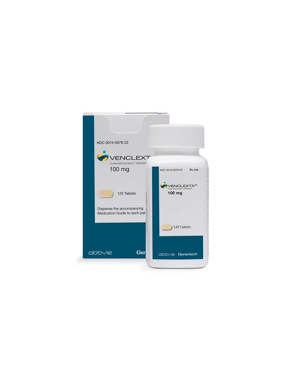 Venclexta 100 mg Caja Con Frasco Con 120 Tabletas Venclexta 100 mg Caja Con Frasco Con 120 Tabletas