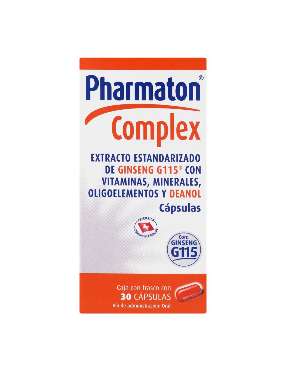 Pharmaton Complex Caja Con 30 Cápsulas.