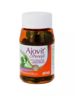 Ajovit Con Perejil Frasco Con 100 Cápsulas