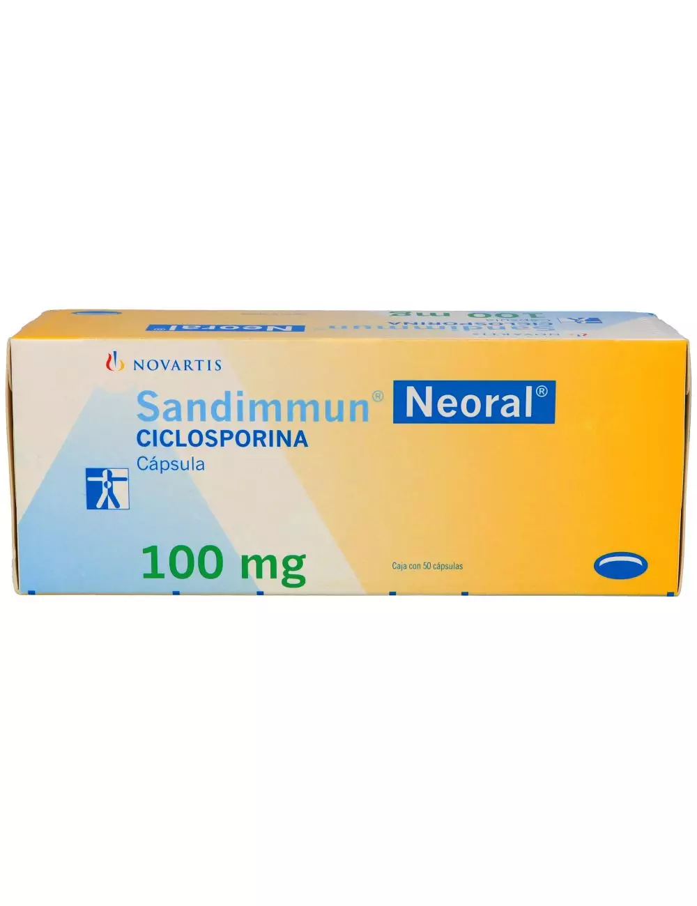 Sandimmun® 100 mg (Ciclosporina) - Caja con 50 cápsulas - Novartis