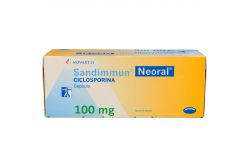 Sandimmun Neoral 100 mg Caja con 50 Cápsulas