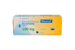 Sandimmun Neoral 100 mg Caja con 50 Cápsulas