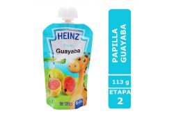 Papilla Heinz Empaque Flexipack Sabor Guayaba Con 113 g