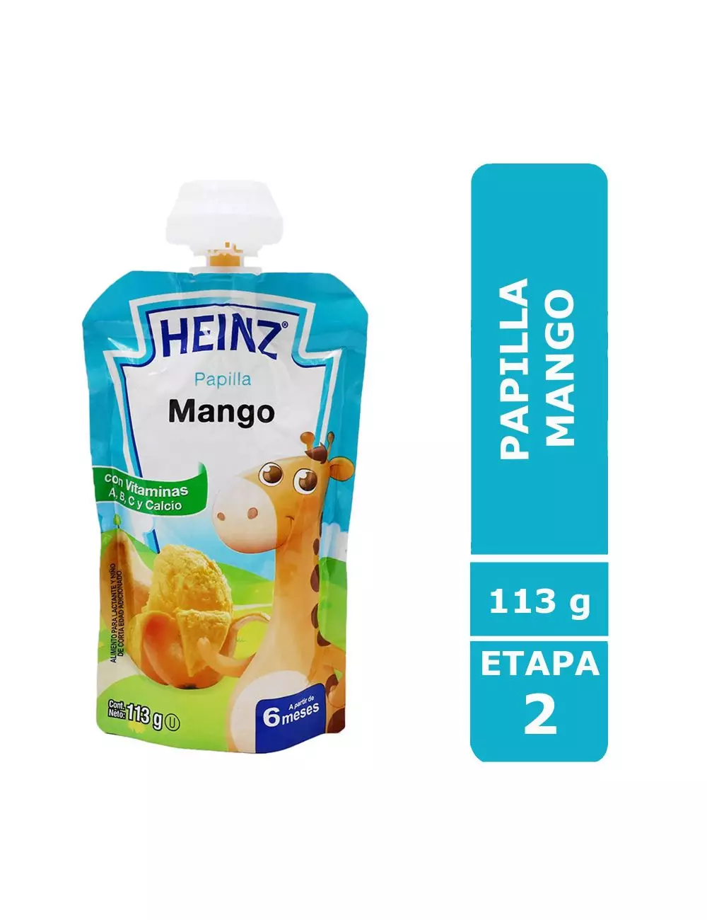 Heinz Empaque Flexipack Sabor Mango Con 113 g